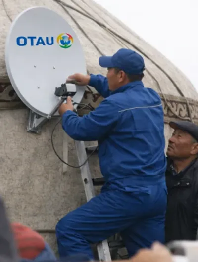 Запуск национальной спутниковой сети OTAU TV.