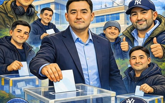 Сотрудники АО «Казтелерадио» по всей стране приняли участие в общенациональном Референдуме.